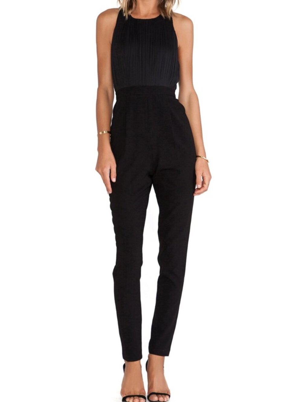 Alice + Olivia Angen T Back Jumpsuit